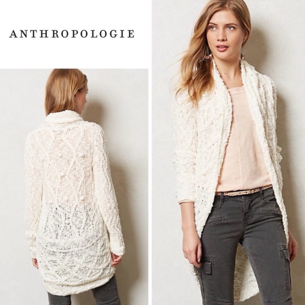 Anthropologie Gemma Cardigan Open-Front Cardigan
